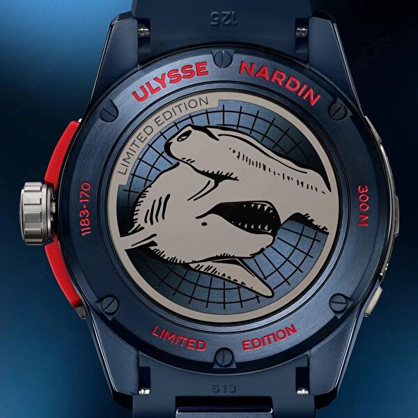 Ulysse Nardin 1183-170LE-3A-HAMMER/0A (1183170le3ahammer0a) - Diver Hammerhead Shark  44 mm